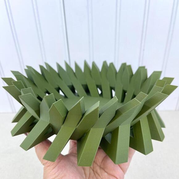 Modern Storage Bowl, Novi Catch-All Bowl, Spiky Design, Functional Art - Picture 9 of 10